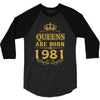 queens are born in 1981 3/4 Sleeve Shirt