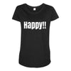 happy Maternity Scoop Neck T-shirt