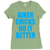biker chicks do it better Ladies Fitted T-Shirt
