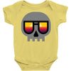 sunset skull Baby Bodysuit
