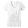 fathers day gift   the walking dad Women's V-Neck T-Shirt