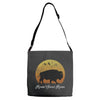 roam sweet roam slouchy Adjustable Strap Totes