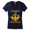 District 12 We Salute You Women's V-Neck T-Shirt