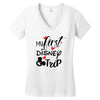 My 1st Disney Trip Women's V-Neck T-Shirt
