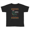 ugly dinosaur merry christmas Toddler T-shirt