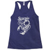 scorpio zodiac Racerback Tank