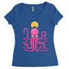 octopos Women's Triblend Scoop T-shirt