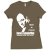james gandolfini rip Ladies Fitted T-Shirt