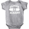 gilmour academy   as worn by dave   pink floyd   mens music Baby Onesie