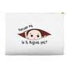 August Peeking Out Baby Boy Accessory Pouches