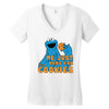 Me Just Here Fore The Cookies Women's V-Neck T-Shirt