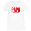 Papa Noun Definition Ladies Fitted T-Shirt