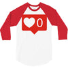 no love notification 3/4 Sleeve Shirt