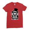 steampunk panda Ladies Fitted T-Shirt