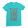 sleigh my name Ladies Fitted T-Shirt