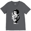 snow white V-Neck Tee