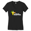 duck norris Women's V-Neck T-Shirt