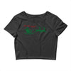 ugly santa ho ho hoo! Crop Top