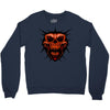 evil face Crewneck Sweatshirt
