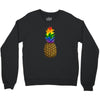 rainbow pineaplle Crewneck Sweatshirt