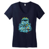 mad monkey Women's V-Neck T-Shirt