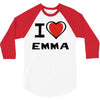i love emma 3/4 Sleeve Shirt