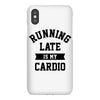 running late is my cardio iPhoneX
