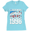 legends are born in 1996 hoodie 5 Ladies Fitted T-Shirt