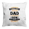Super Cool Dad Of A Freaking Awesome Son Throw Pillow
