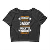 Super Cool Daddy Of A Freaking Awesome Daughter Crop Top