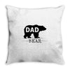 dad bear Throw Pillow
