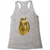 gold grenade Racerback Tank