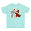 nice cat and dog Youth Tee