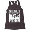 welcome to pochinki Racerback Tank