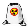no nukes Drawstring Bags