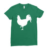 Chicken and Little Chick Ladies Fitted T-Shirt