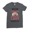 camping lady Ladies Fitted T-Shirt