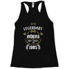 legendary riders are born in 1985 Racerback Tank
