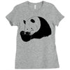 panda Ladies Fitted T-Shirt