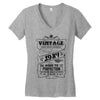 Vintage Aged To Perfection 1984 Women's V-Neck T-Shirt