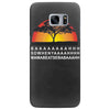 lion chant t   funny  lions joke king savannah africa retro big cat Samsung Galaxy S7 Edge Case