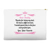 Dear Daddy, Thanks for Being my Dad Baby Boy Letter to Father Accessory Pouches