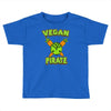 vegan pirate Toddler T-shirt