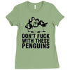 don't f penguins clothing Ladies Fitted T-Shirt