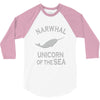 narwhals 3/4 Sleeve Shirt