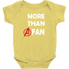 Avengers More Than A Fan Baby Bodysuit