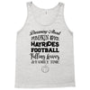 dreaming about pumpkin spice hayrides footbal falling leaves family ti Tank Top