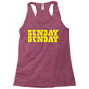 sunday gunday Racerback Tank