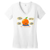 rhyming orange Women's V-Neck T-Shirt
