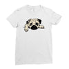 ruff patch rescue mascot Ladies Fitted T-Shirt